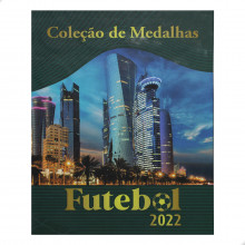 Álbum para Coleção de Medalhas Copa do Mundo 2022