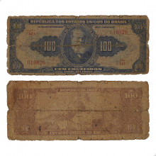 Cédula C-029 100 Cruzeiros 1943 UTG