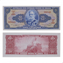 Cédula C-023 20 Cruzeiros 1963 SOB/FE