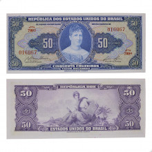 Cédula C-027 50 Cruzeiros 1959 SOB/FE