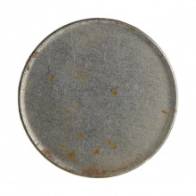 Moeda V-574 á V-596 1 Real 2002 á Atualmente Disco Liso e S/Corte e S/ Banho de Bronze Bimetálico Ø27mm 7gr.