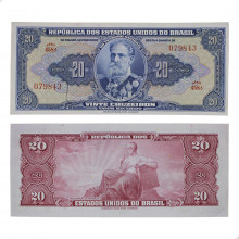Cédula C-021 20 Cruzeiros 1943 SOB