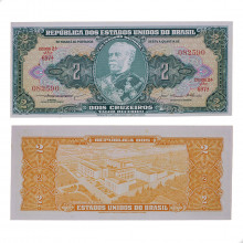 Cédula C-063 2 Cruzeiros 1956 SOB/FE