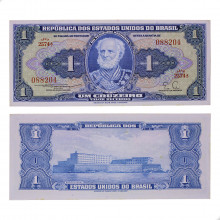 Cédula C-011 1 Cruzeiro 1955 C/ Mancha MBC