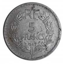 5 Francos 1947 MBC França Europa