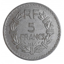 5 Francos 1950 MBC França Europa