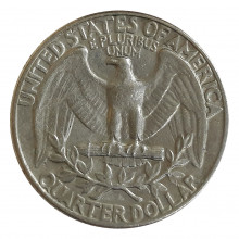Quarter Dollar 1965 MBC Washington Quarter EUA América