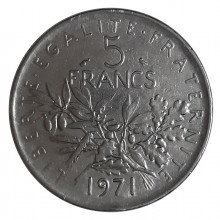 5 Francos 1971 MBC+ França Europa