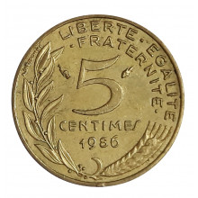 5 Cents 1986 MBC França Europa