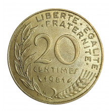 20 Cents 1981 SOB França Europa