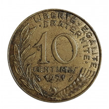 10 Cents 1991 MBC França Europa