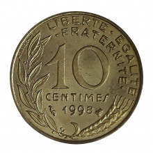 10 Cents 1998 SOB França Europa