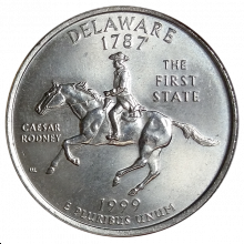 Quarter Dollar 1999 D FC Delaware