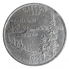 Quarter Dollar 2005 P SOB Oregon