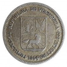 25 Cents 1954 MBC Venezuela América