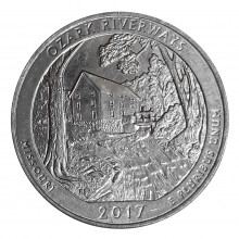 Quarter Dollar 2017 D SOB/FC Missouri: Ozark Riverways