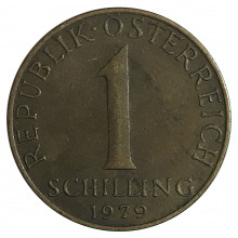 KM#2886 1 Schilling 1979 MBC+ Áustria Europa