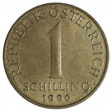 KM#2886 1 Schilling 1996 SOB Áustria Europa