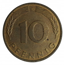 10 Pfennig 1991 G MBC Alemanha Europa