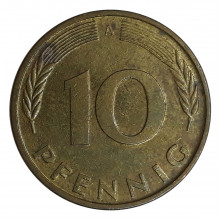 10 Pfennig 1990 A MBC+ Alemanha Europa