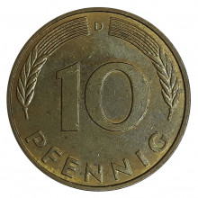 10 Pfennig 1993 D MBC Alemanha Europa
