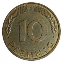 10 Pfennig 1993 G MBC Alemanha Europa