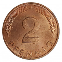 2 Pfennig 1994 J SOB Alemanha Europa