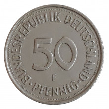 50 Pfennig 1985 F MBC Alemanha Europa