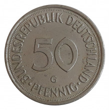 50 Pfennig 1985 G MBC Alemanha Europa