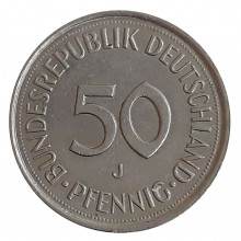 50 Pfennig 1985 J MBC+ Alemanha Europa