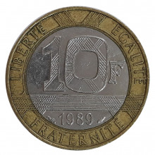 10 Francs 1989 MBC França Europa