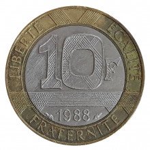 10 Francs 1988 MBC França Europa