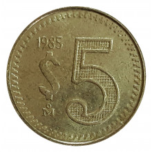Km#502 5 Pesos 1985 SOB México América
