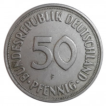 50 Pfennig 1950 F MBC Alemanha Europa