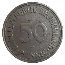 50 Pfennig 1950 G MBC Alemanha Europa