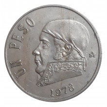 Km#460 1 Peso 1978 MBC México América