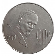 Km#442 20 Centavos  1978 MBC México América