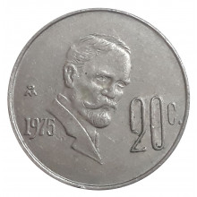 Km#442 20 Centavos  1975 MBC México América