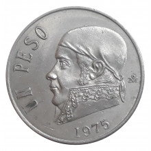 Km#460 1 Peso 1975 MBC México América
