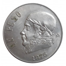 Km#460 1 Peso 1975 MBC+ México América