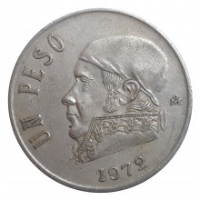 Km#460 1 Peso 1972 MBC México América