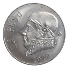 Km#460 1 Peso 1972 MBC México América