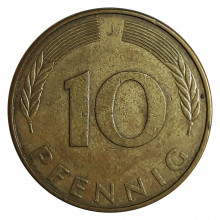 10 Pfennig 1982 J MBC Alemanha Europa