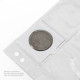 Coins Holder Porta Moedas Branco Autocolante Leuchtturm