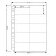 Kit 10 Folhas Cartão Telefônico 30x21 Polipropileno 10 Bolso