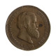 Moeda B-785 10 Réis 1869 MBC+ C/Ponto no S Bronze Ø20mm 3,5gr.
