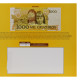 Folder Encarte para Cédula de 1000 Cruzeiros 1990