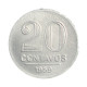 Moeda V-266 20 Centavos 1959 FC Alumínio Ø19mm 1,4gr.