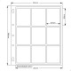Folha Para Capsula Slab 9 Bolsos