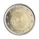 Moeda Km#953 2 Euros 2024 FC Portugal Europa 50 anos da Revolução dos Cravos Bimetálico Ø25,75mm 8,5gr.